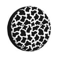 thumbnail image 1 of Susaid Cow Print Black White Print Water Proof Spare Tire Cover Wheel Tire Dust-proof Cover Fit Trailer, RV, SUV and Many Vehicle-14 inch, 1 of 6