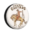 thumbnail image 1 of Susaid Cowboy Rodeo Guitar Print Water Proof Spare Tire Cover Wheel Tire Dust-proof Cover Fit Trailer, RV, SUV and Many Vehicle-16 inch, 1 of 6