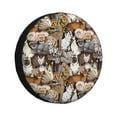 thumbnail image 1 of Susaid Cut Cats Print Tire Covers,Waterproof Anti-UV Snow Sun Rain Tire Covers for RV,Truck, SUV, Trailer, Camper-14 inch, 1 of 6