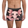 thumbnail image 1 of Susaid Cute Axolotl Sakura Blossoms B Print Men's Mesh Boxer Briefs Cooling Breathable Sports Underwear Wide Waistband Boxer Briefs W/Fly-Medium, 1 of 5