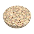 thumbnail image 1 of Susaid Cute Cats 4 Print Elastic Bar Stool Cover Personalized Washable Stool Cover for Barbershop Home Bar Kitchen-14 inch, 1 of 7