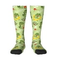 thumbnail image 1 of Susaid Cute Dinosaurs Cartoon Print Thermal Winter Socks for Men and Women, Warm Crew Hiking Socks, for Boots and Outdoor Activities, 1 of 6