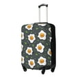thumbnail image 1 of Susaid Cute Poached Eggs Print Elastic Washable Suitcase Cover with Hidden Zipper, Fits 18-32 Inch Luggage for Protection During Travel-Small, 1 of 7