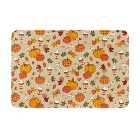 Susaid Fall Autumn Print Doormat,Porch Decor,Housewarming Decor Gift Doormat,Funny Flannel Floor Mat,Funny Doormat 24x16 Inch