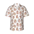 thumbnail image 1 of Susaid Farm Cow Animal Print Hawaiian Shirts for Men Women,Hawaiian Summer Short-Sleeve Casual Relaxed-Fit Button-Down,Medium, 1 of 7