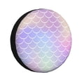 thumbnail image 1 of Susaid Fish Scale1 Print Tire Covers,Waterproof Anti-UV Snow Sun Rain Tire Covers for RV,Truck, SUV, Trailer, Camper-16 inch, 1 of 6