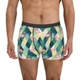 thumbnail image 1 of Susaid Flamingo Print Men's Mesh Boxer Briefs Cooling Breathable Sports Underwear Wide Waistband Boxer Briefs W/Fly-XX-Large, 1 of 5