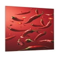 thumbnail image 1 of Susaid Floating Red Chili Peppers Pattern Canvas Wall Decor Poster Framed Artwork Decoration for Bedroom Home Office Ready to Hang,Horizontal, 1 of 6