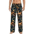 thumbnail image 1 of Susaid Forest Elf Print Mens Pajama Pants Set Sleep & Lounge Pants, PJ Bottoms with Pockets and Button Fly-3X-Large, 1 of 6