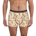 thumbnail image 1 of Susaid Gnomes Autumn Harvest Print Men's Mesh Boxer Briefs Cooling Breathable Sports Underwear Wide Waistband Boxer Briefs W/Fly-Large, 1 of 5