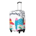 thumbnail image 1 of Susaid Gnomes Summer Print Elastic Washable Suitcase Cover with Hidden Zipper, Fits 18-32 Inch Luggage for Protection During Travel-Small, 1 of 7