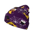 thumbnail image 1 of Susaid Halloween Gnomes1 Print Winter Beanie for Men Women, Lined Beanie Soft Warm Knit Hat Ski Cuffed Cap, 1 of 6