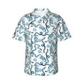 thumbnail image 1 of Susaid Hand Drawn Snake Print Short Sleeve Shirts Button Down Casual Shirts Summer Beach Aloha Button Down Short Sleeve for Men ,Small, 1 of 7