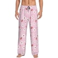 thumbnail image 1 of Susaid Hand Drawn Strawberry Print Mens Pajama Pants Set Sleep & Lounge Pants, PJ Bottoms with Pockets and Button Fly-3X-Large, 1 of 6
