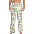 thumbnail image 1 of Susaid Happy Easter Print Mens Pajama Pants Set Sleep & Lounge Pants, PJ Bottoms with Pockets and Button Fly-Medium, 1 of 6