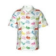 thumbnail image 1 of Susaid Happy Easter Rabbit Print Hawaiian Shirts for Men Women,Hawaiian Summer Short-Sleeve Casual Relaxed-Fit Button-Down,X-Large, 1 of 7