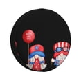 thumbnail image 1 of Susaid Happy Independence Day Gnome Print Tire Covers,Waterproof Anti-UV Snow Sun Rain Tire Covers for RV,Truck, SUV, Trailer, Camper-14 inch, 1 of 6