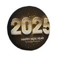 thumbnail image 1 of Susaid Happy New Year 2025 E Print Tire Covers,Waterproof Anti-UV Snow Sun Rain Tire Covers for RV,Truck, SUV, Trailer, Camper-16 inch, 1 of 6