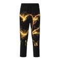 thumbnail image 1 of Susaid Happy New Year 2025 Print Soft Teen Sleep Pants, Long Pajama Bottoms with Two Pockets and Elastic Waist, Designed for Ages 5-16-Medium, 1 of 6