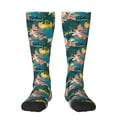 thumbnail image 1 of Susaid Hawaiian Style Print Thermal Winter Socks for Men and Women, Warm Crew Hiking Socks, for Boots and Outdoor Activities, 1 of 6