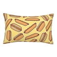 thumbnail image 1 of Susaid Hot Dogs Print Pillowcases Multiple Size, Pillow Cover Super Soft Envelope Closure Standard Pillow Case-16"x24", 1 of 6