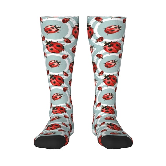 Susaid Insects Print Thermal Winter Socks for Men and Women, Warm Crew Hiking Socks, for Boots and Outdoor Activities