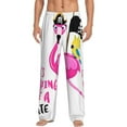 thumbnail image 1 of Susaid It'S Flamazing To Be A Pirate Print Mens Pajama Pants Set Sleep & Lounge Pants, PJ Bottoms with Pockets and Button Fly-X-Large, 1 of 6