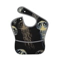 thumbnail image 1 of Susaid Jellyfish Print Bibs for Babies Toddlers Adjustable Waterproof Free Soft Durable Bibs for eating with Large Pocket Food Catcher, 1 of 8