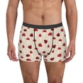 thumbnail image 1 of Susaid Ladybug With Mushroom Print Men's Mesh Boxer Briefs Cooling Breathable Sports Underwear Wide Waistband Boxer Briefs W/Fly-X-Large, 1 of 5