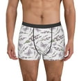 thumbnail image 1 of Susaid Lavender And Butterfly Print Men's Mesh Boxer Briefs Cooling Breathable Sports Underwear Wide Waistband Boxer Briefs W/Fly-Large, 1 of 5
