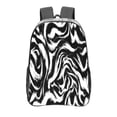 thumbnail image 1 of Susaid Leopard And Zebra 2 Print Clear Backpack See Through Transparent Plastic Clear Bookbags for School, College, Stadium,Work, 1 of 7