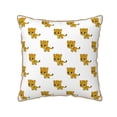 thumbnail image 1 of Susaid Leopard Print Print Velvet Throw Pillow Covers Home Art Deco Pillowcase Square Pillow Case Cushion Cover for Bed Sofa Living Room Car Indoor and Outdoor-20"x20", 1 of 8