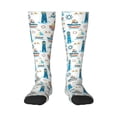 thumbnail image 1 of Susaid Lighthouse And Sea Print Thermal Winter Socks for Men and Women, Warm Crew Hiking Socks, for Boots and Outdoor Activities, 1 of 6