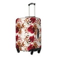 thumbnail image 1 of Susaid Lilies Flowers Print Elastic Washable Suitcase Cover with Hidden Zipper, Fits 18-32 Inch Luggage for Protection During Travel-Large, 1 of 7