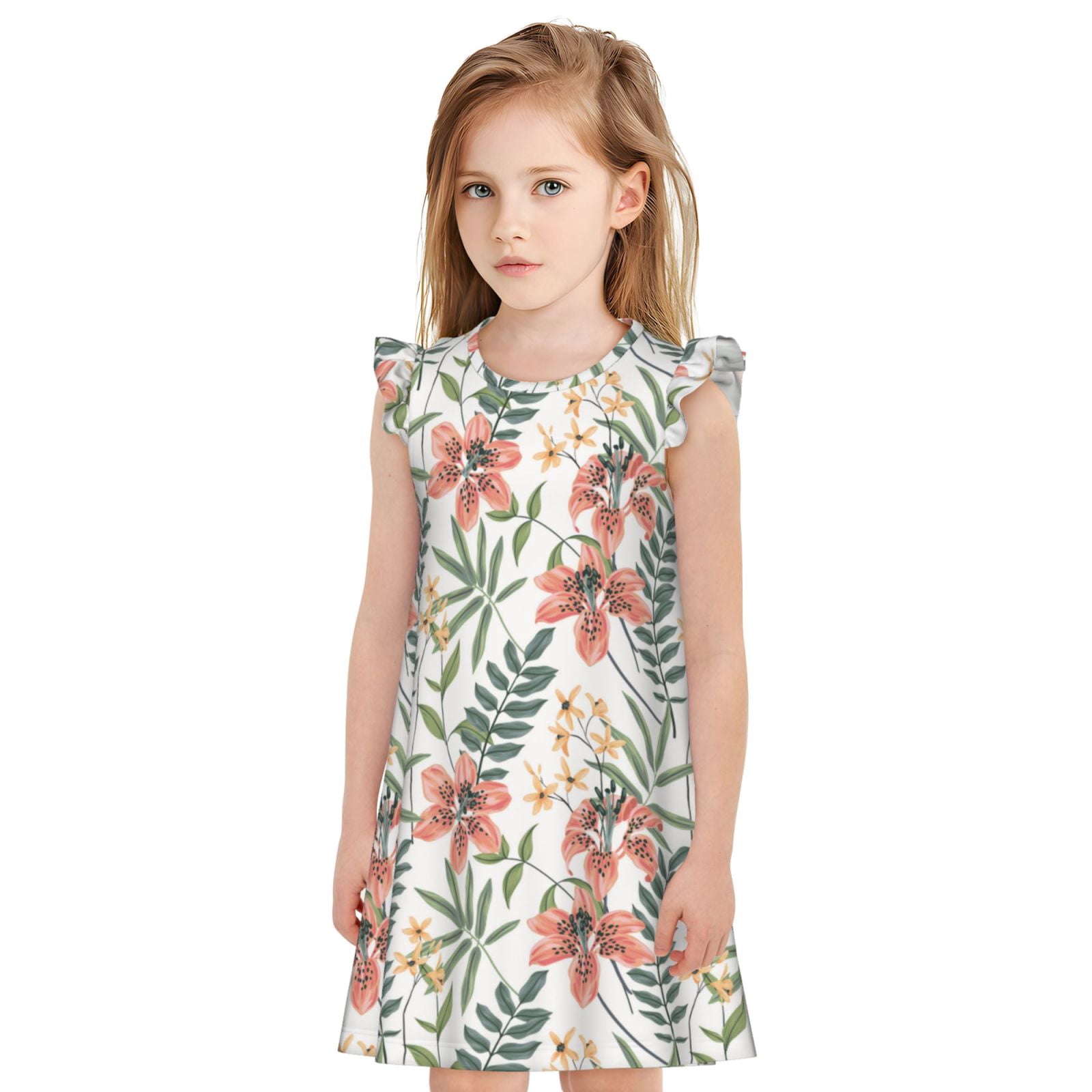 KIDS LAYERED DRESS NIGHT WAITING FOR DAY