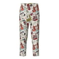 thumbnail image 1 of Susaid London Landmark1 Print Soft Teen Sleep Pants, Long Pajama Bottoms with Two Pockets and Elastic Waist, Designed for Ages 5-16-Large, 1 of 6