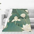 thumbnail image 1 of Susaid Lotus Golden Line Print Microfiber Cleaning Cloth, Multi-Functional Cleaning Towels, Highly Absorbent Cleaning Rags,Cleaning Cloths for Car Kitchen Home-60"x50", 1 of 7