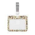 thumbnail image 1 of Susaid Marine Birds And Coastal Lighthouse Print ID Badge Holder with Double-Sided Windows Horizontal Hard Plastic Case Black Card Protector Pouch for Office School ID Credit Cards, 1 of 7