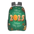 Susaid Merry Christmas 2025 Print Clear Backpack See Through