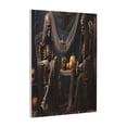 thumbnail image 1 of Susaid Modern Skull Sisters Pattern Vertical Canvas Wall Decor 12x16in - Waterproof with Wood Frame & Damage-Free Hanging Kit, 1 of 8