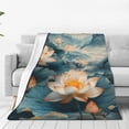 thumbnail image 1 of Susaid Mountain Lotus Serenity Print Microfiber Cleaning Cloth, Multi-Functional Cleaning Towels, Highly Absorbent Cleaning Rags,Cleaning Cloths for Car Kitchen Home-80"x60", 1 of 7