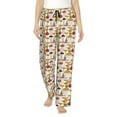 thumbnail image 1 of Susaid Mushroom Print Women Relaxing Pajama Pants Comfy Pj Bottoms Soft Printed Lounge Pant with Pockets, Home Pants-Medium, 1 of 6
