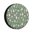 thumbnail image 1 of Susaid Mushrooms Gnome Print Tire Covers,Waterproof Anti-UV Snow Sun Rain Tire Covers for RV,Truck, SUV, Trailer, Camper-14 inch, 1 of 6