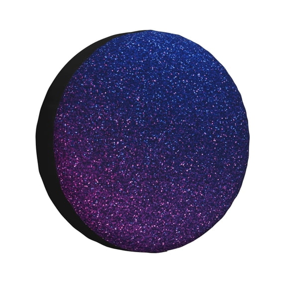 Susaid Neon Glitter Print Tire Covers,Waterproof Anti-UV Snow Sun Rain Tire Covers for RV,Truck, SUV, Trailer, Camper-17 inch