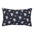 thumbnail image 1 of Susaid Panda Astronaut Print Pillowcases Multiple Size, Pillow Cover Super Soft Envelope Closure Standard Pillow Case-20"x30", 1 of 6