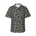 thumbnail image 1 of Susaid Paw Animal Print Hawaiian Shirts for Men Women,Hawaiian Summer Short-Sleeve Casual Relaxed-Fit Button-Down,XX-Large, 1 of 7