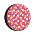 thumbnail image 1 of Susaid Piggy Sunflower Print Tire Covers,Waterproof Anti-UV Snow Sun Rain Tire Covers for RV,Truck, SUV, Trailer, Camper-17 inch, 1 of 6