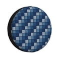 thumbnail image 1 of Susaid Pixel Grid Print Water Proof Spare Tire Cover Wheel Tire Dust-proof Cover Fit Trailer, RV, SUV and Many Vehicle-14 inch, 1 of 6