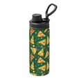 thumbnail image 1 of Susaid Pizza Print 18oz Sports Insulated Kettle Stainless Steel Water Bottle Leakproof Sport Flask, 1 of 7