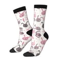 thumbnail image 1 of Susaid Rabbit And Carrot Print Men's Moisture Wicking Cushioned Crew Work Boot Socks Suitable for Size 36-45, 1 of 6